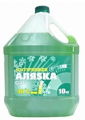 Фото Антифриз зеленый  10кг. Аляска G11