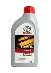 Фото Масло TOYOTA Engine Oil  5W40 A3/B4 SL/CF   1л. синт. (пластик) 0888080836
