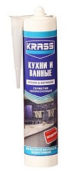 Фото Герметик для кухни и ванны Бесцветный KRASS 300мл
