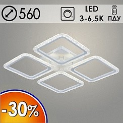 фото Люстра LI08899/4A PR WT белый 104W LED 3000-6500K d560 ПДУ(ИК) диммер, HN22
