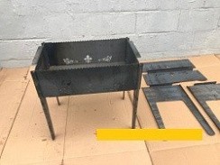 Фото Мангал -3мм. разборный, лазерная резка