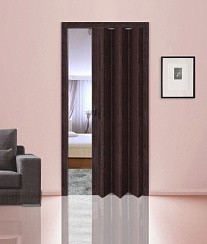 Фото Дверь пластиковая раздвижная ПВХ Комфорт 202*84см венге