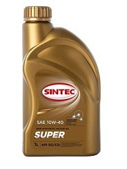Фото Масло SINTEC Супер 3000 10W40 SG/CD   1л. п/с. 801893