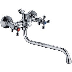 Фото .Смеситель д/ванны L2308(Lt) трубчатый повор.излив 30см,LEDEME РАСПРОДАЖА