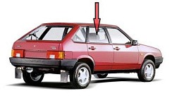 Фото ВАЗ 2109 Стекло задней двери опускное правое тонир.