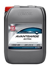 Фото Масло Лукойл АВАНГАРД ЭКСТРА 10W40 CH-4/CG-4/SJ  20л. диз. п/с. Н/П (3636295)