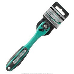 Фото Трещотка 1/4 STELS 14028 L=150mm; 72 зуба, 2-х компонентная рукоятка