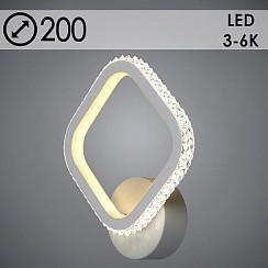 фото Бра MB77073/1S WH белый 22W LED 3000-6000K h60, OLY22