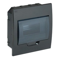 Фото Бокс ЩРВ-П-8 Krepta 3 IP41 встраив. пластик. черн. IEK MKP12-V-08-41-K02