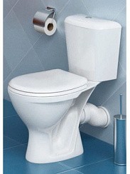 Фото Унитаз-компакт "PRO" (арм.+сид.) белый, антивсплеск, прямой выпуск (г.Воротынск)