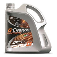 Фото Масло G-Energy Synthetic Long Life 10W40 SN/CF A3/B4 4л син.