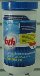 Фото "Быстрый стабилизированный хлор" HTH, таблетки 20 гр./250