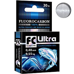 Фото Леска AQUA FC Fluorocarbon 100% 30м 0,40мм