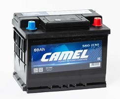 Фото АКБ 60а/ч о/п 560A CAMEL (L=242; b=175; h=190)