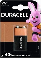 Фото Батарейка Duracell 6LR61/6LF22 BL1  9V