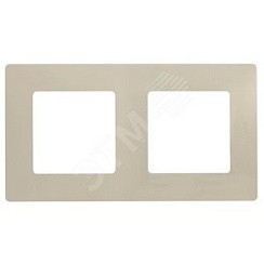 Фото Рамка 2 поста Слоновая кость, ETIKA