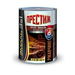 Фото Грунт-эмаль по ржавчине, серая, Престиж, 0,9 л