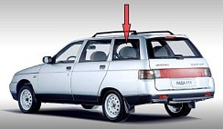 Фото ВАЗ 2111 Стекло боковины левое (завод) 810х422