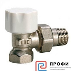 Фото Кран д/радиатора термостатический верхний угловой 1/2 г/ш (№21)