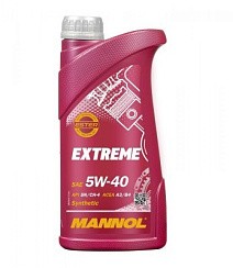 Фото Масло MANNOL Extreme 7915  5W40 A3/B4 SN/CH-4   1л. син.