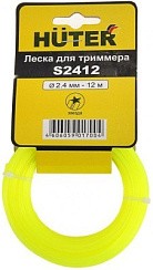 фото Леска S2412 (звезда, диам. 2,4 мм, 12 м) Huter