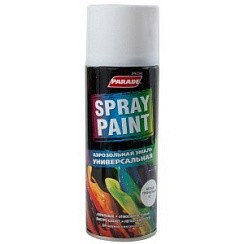 Фото Эмаль аэрозольная Белый мат. PARADE SPRAY PAINT 1007