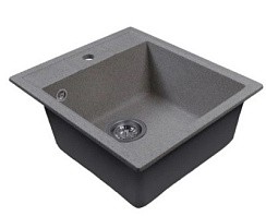 Фото Мойка ML-GMS110 СТАНДАРТ прямоугольная, темно-серый (309), 497х440х175мм, MIXLINE