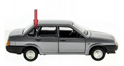 Фото ВАЗ 21099 Стекло боковины правое (цех) 423х387