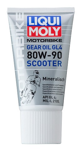 Фото Масло трансмиссионное 80W90 GL-4 Liqui Moly 0,15л. Motorbike Gear Oil Scooter мин.↑1680 Фото Масло трансмиссионное 80W90 GL-4 Liqui Moly 0,15л. Motorbike Gear Oil Scooter мин.↑1680