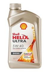 Фото Масло SHELL Helix Ultra Diesel  5W40 A3/B4   1л. диз. син.