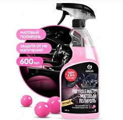 Фото Полироль панели 0,6л. (триггер-спрей) GRASS 110428 Polyrole Matte Bubble матовый блеск