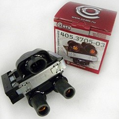 Фото Катушка зажигания 3302,3110 дв.ЗМЗ-405,409 ЕВРО-2 (Евро разъём) СОАТЭ