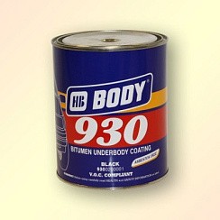 Фото Антигравий ЧЕРНЫЙ 930 1 кг (антикор) BODY