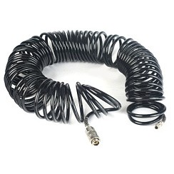 Фото Шланг спиральный PATRIOT PU 20, полиуретан, длина 20 м, диаметр 6x8 мм,  быстросъем.