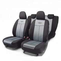 Фото Автомобильные чехлы ТТ, полиэстер/велюр,9предметов,передний/задний ряд, 1/6 TT902J STEEL
