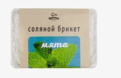 Фото Соляной брикет "Мята", 1,2 кг, БАННАЯ ЛИНИЯ