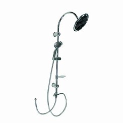 Фото Стойка душевая "Тропический душ" с двумя лейками, мыльница, дивертор, VE--II