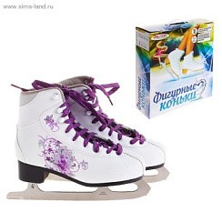 Фото Коньки фигурные 215 white-lilac р.37 737887