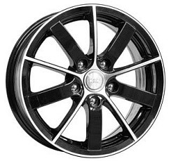 Фото Диск 15 6J*15 5/108/67,1+40 Питер AL алмаз чёрн. K&K(4948)