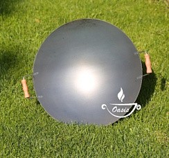 Фото Садж стальной с ручками 40 см