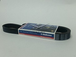 Фото (4091-1308020.) Ремень №1054 привода УАЗ-452,3741,3962 дв.ЗМЗ-409 с ГУР (вентил.6РК ) RUBENA.