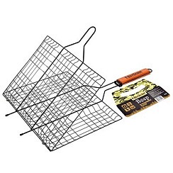 Фото BOYSCOUT Решетка-Гриль для 6 порций блюд,большая с АНТИПРИГАРНЫМ покрытием,картонный веер в подарок