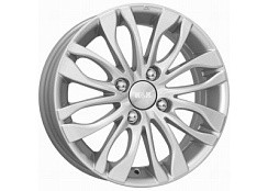 Фото Диск 14 5,5J*14 4/100/54,1+39 Канзаши-ориг.блэк плат. K&K(r21648)