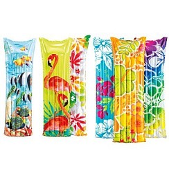 Фото Надувной матрас МОДНЫЙ, прозрачный 183х69 см 59720/24