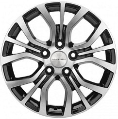 Фото Диск 16 6,5J*16 5/114,3/67,1+43 Khomen Wheels KHW-1608 Black-FP