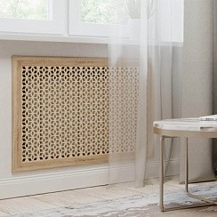Фото Экран для радиатора 90х60 см Илона дуб сонома STELLA