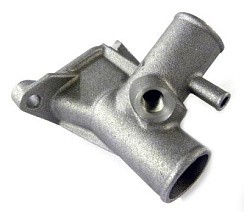 Фото (21073130301400) Патрубок головки блока водяной 21214,2123 силуминовый "АВТОВАЗ" под датчик