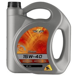 Фото Масло WEZZER 15W40 E4 CI-4   5л. мин. диз.