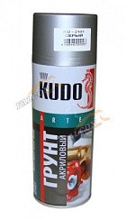 Фото KUDO Спрей-грунт серый акрил.универсальная KU-2101 520 мл