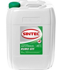 Фото Антифриз зеленый  10кг. SINTEC -45 EURO G11
